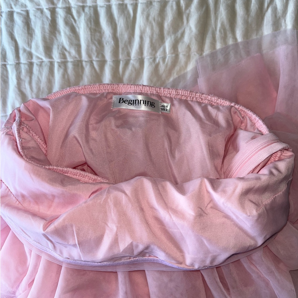 Pink Ruffled Dress - Picture 3 of 3